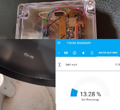 Water Softener Salt Level Checker (Using – NodeMCU/HomeAssistant)